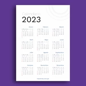 Calendarios Personalizados 1