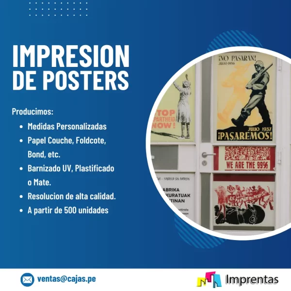 Impresion de Posters por Mayor