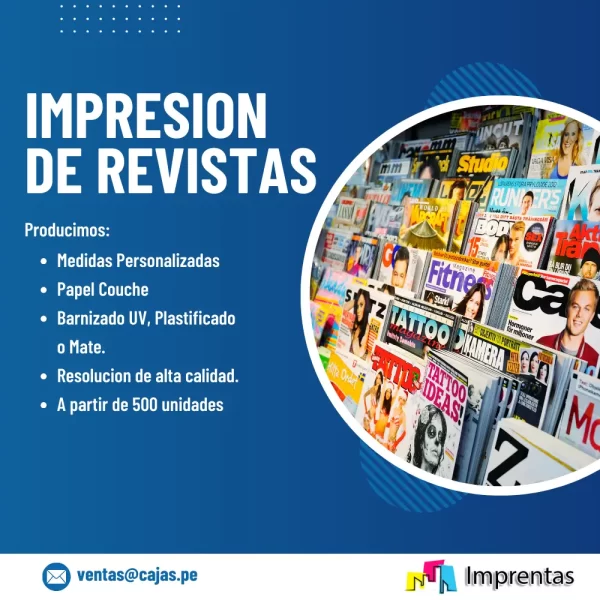 Impresion de Revistas por Mayor