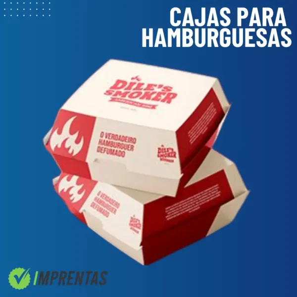caja para hamburguesa personalizada