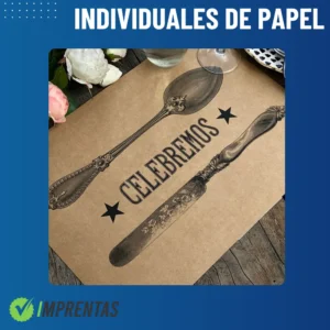 Individuales de papel