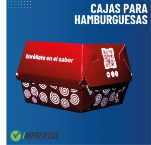 CAJAS PARA HAMBURGUESAS PERSONALIZADAS