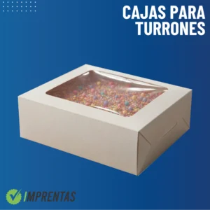 CAJAS PARA TURRONES PERSONALIZADAS